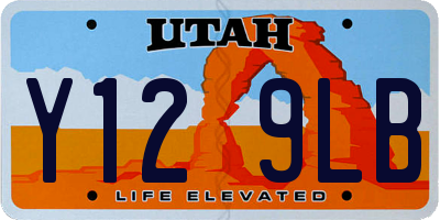 UT license plate Y129LB