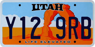 UT license plate Y129RB