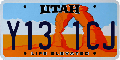 UT license plate Y131CJ