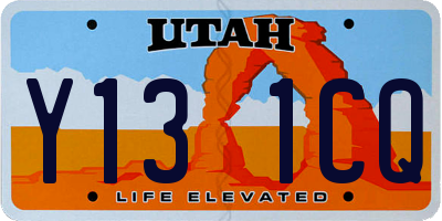 UT license plate Y131CQ
