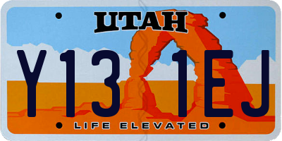 UT license plate Y131EJ
