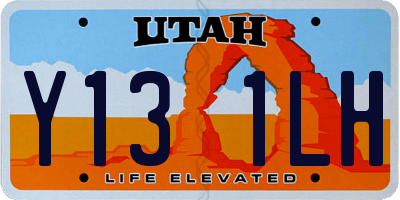 UT license plate Y131LH