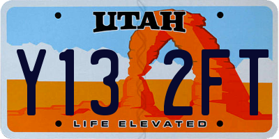 UT license plate Y132FT