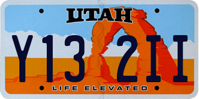 UT license plate Y132II