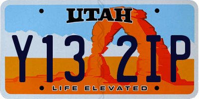 UT license plate Y132IP