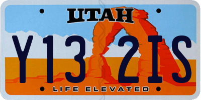 UT license plate Y132IS