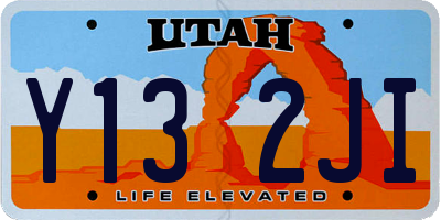 UT license plate Y132JI