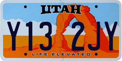 UT license plate Y132JY