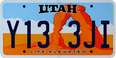 UT license plate Y133JI