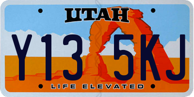 UT license plate Y135KJ