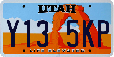 UT license plate Y135KP