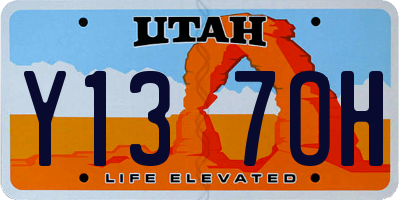 UT license plate Y137OH