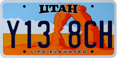 UT license plate Y138CH