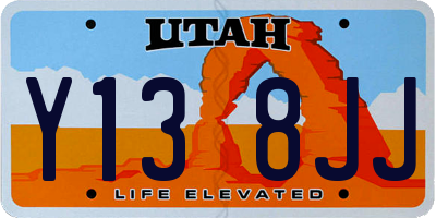 UT license plate Y138JJ