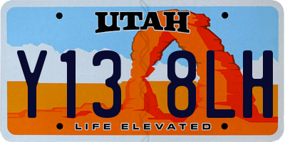 UT license plate Y138LH