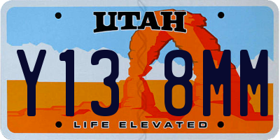 UT license plate Y138MM