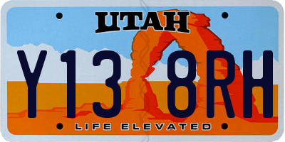 UT license plate Y138RH
