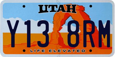 UT license plate Y138RM