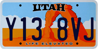 UT license plate Y138VJ