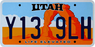 UT license plate Y139LH
