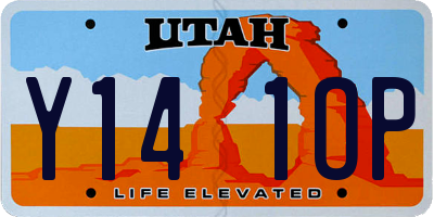 UT license plate Y141OP