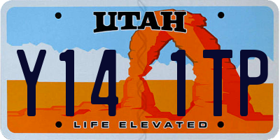 UT license plate Y141TP
