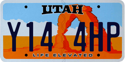 UT license plate Y144HP