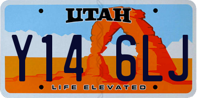 UT license plate Y146LJ