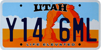 UT license plate Y146ML