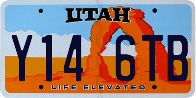 UT license plate Y146TB