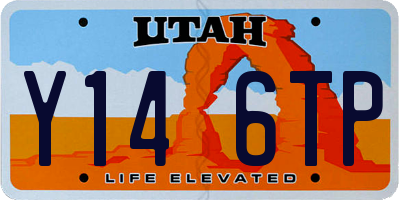 UT license plate Y146TP