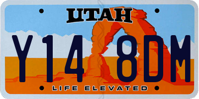 UT license plate Y148DM