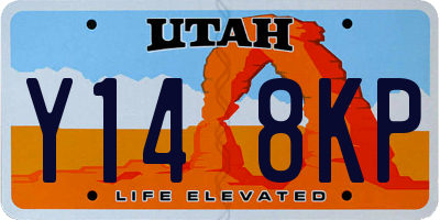 UT license plate Y148KP