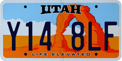 UT license plate Y148LF