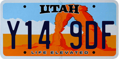 UT license plate Y149DF