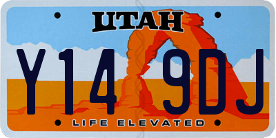 UT license plate Y149DJ