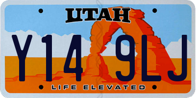 UT license plate Y149LJ