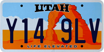 UT license plate Y149LV