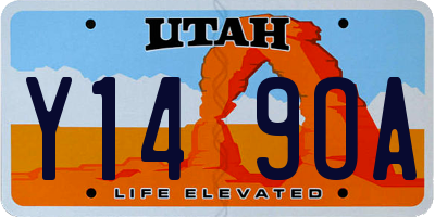 UT license plate Y149OA