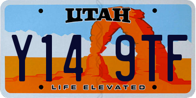 UT license plate Y149TF