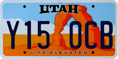 UT license plate Y150CB