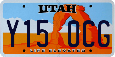 UT license plate Y150CG