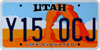 UT license plate Y150CJ