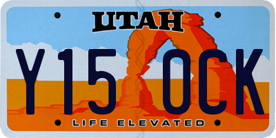 UT license plate Y150CK