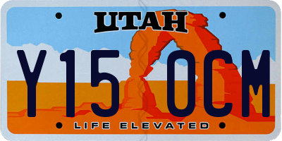 UT license plate Y150CM