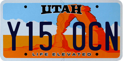 UT license plate Y150CN
