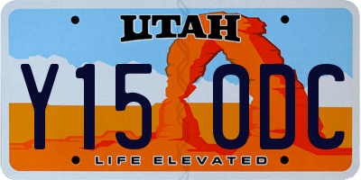 UT license plate Y150DC