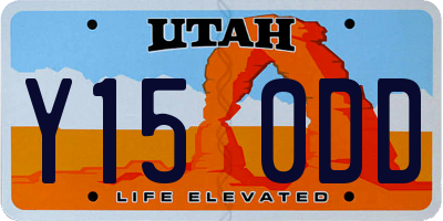 UT license plate Y150DD
