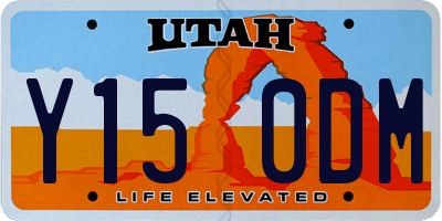 UT license plate Y150DM
