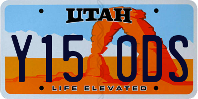 UT license plate Y150DS